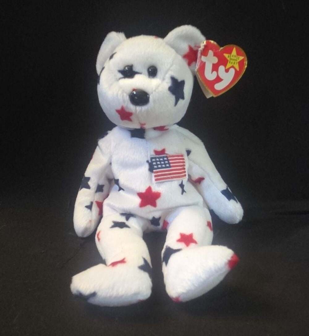 Ty Beanie Baby Glory the Patriotic Bear